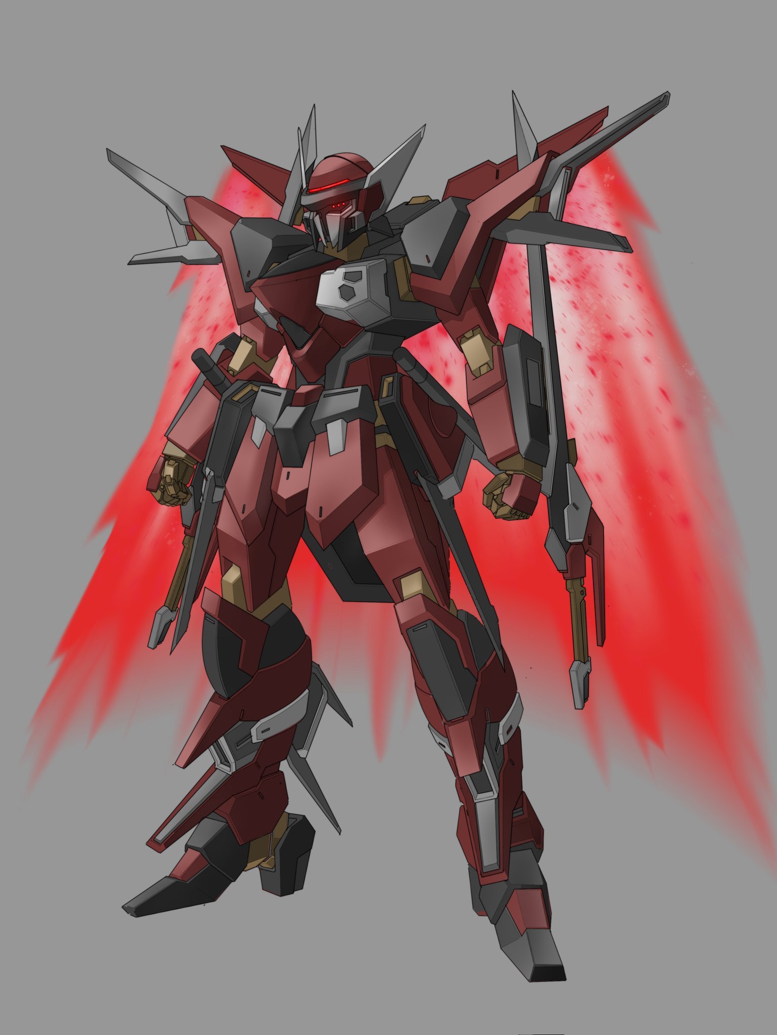 メカクリア新作赤红骑士高达seed​​​