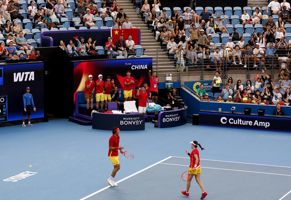 网球联合杯中国队首轮逆风翻盘力克比利时队