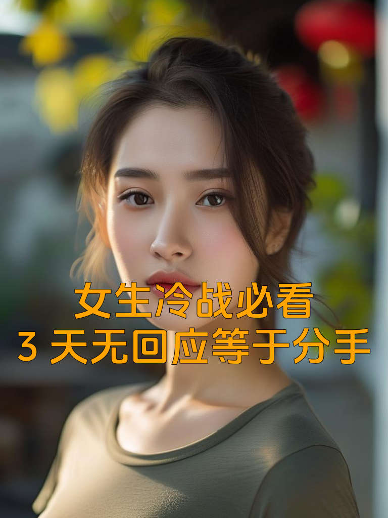 女生冷战必看：3天无回应等于分手