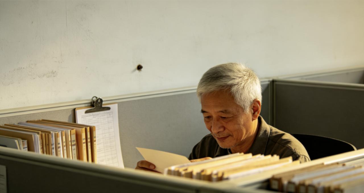 老周在单位干了三十年，从不站队，从不争抢，人称“影子”。新来的领导搞改革，裁了