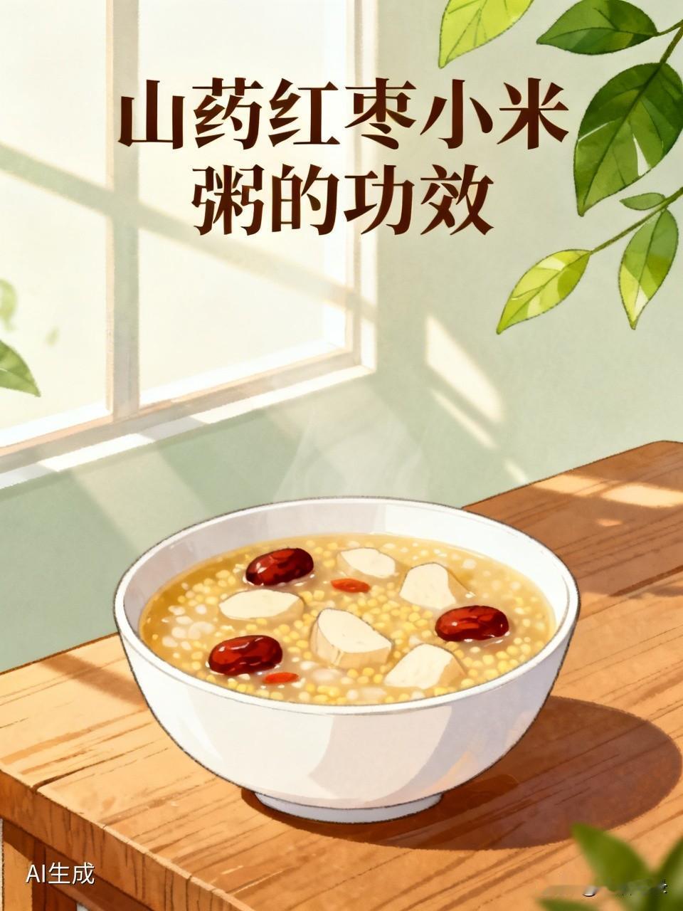 山药红枣小米粥可是养生界的明星！它的功效可多了去了。从养胃角度看，小米本身就有