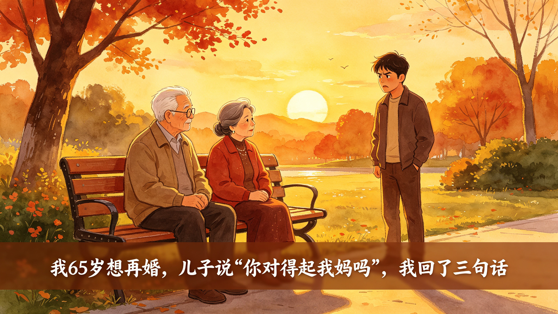 我65岁想再婚, 儿子说“你对得起我妈吗”, 我回了三句话