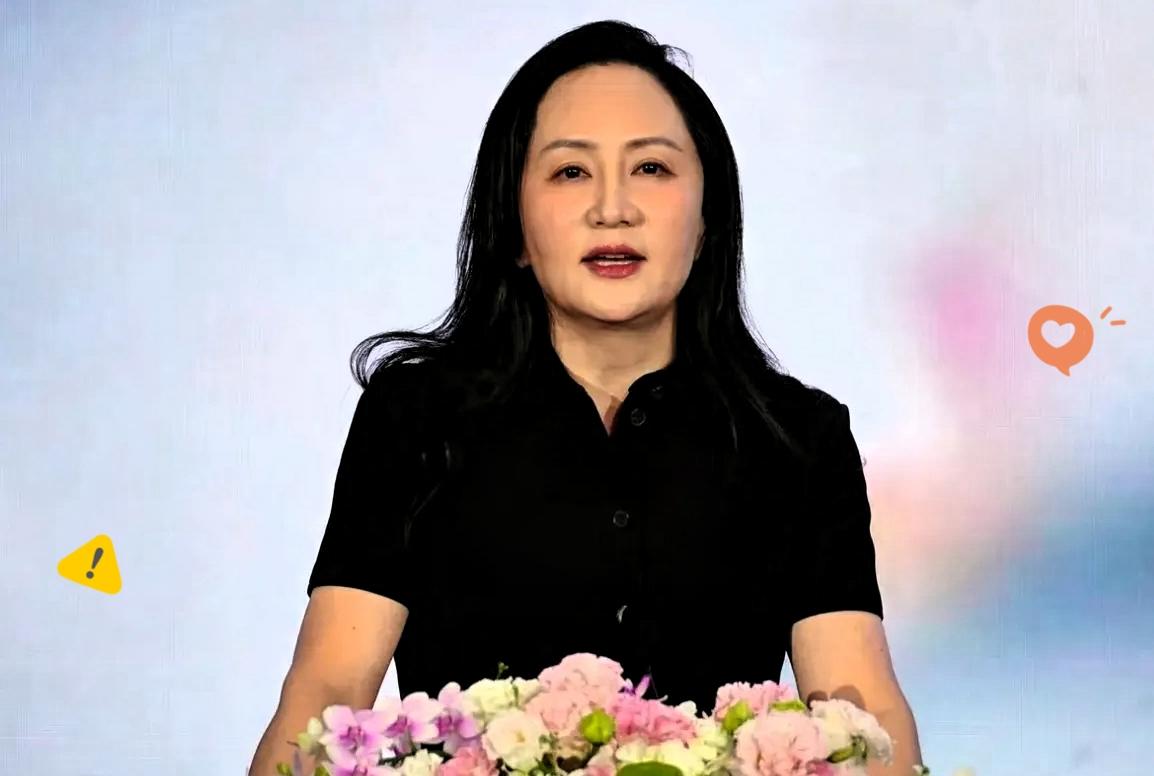 谁懂啊！孟晚舟这波现身真的让人眼前一亮！平时穿黑西装谈几十亿生意的商界大佬，