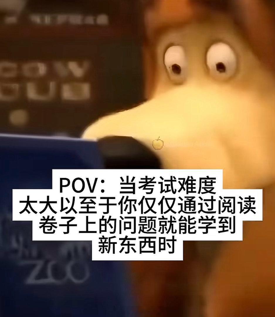 我每次考试都这样​​​