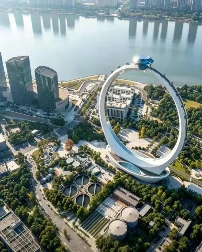【南沙全国最高摩天轮还没开建就被超越】南沙全国最高摩天轮不久之前横空出世，根据官