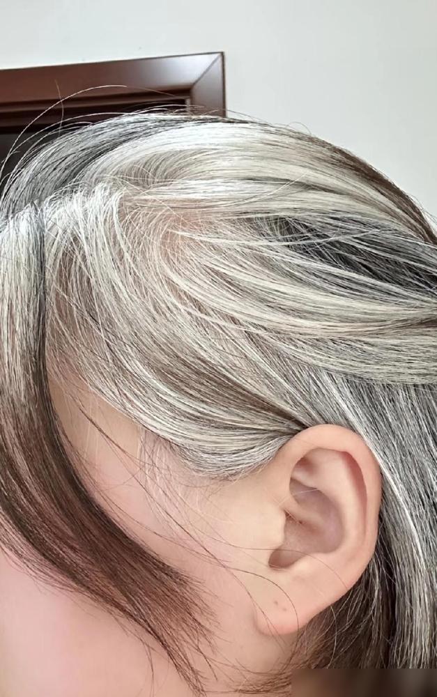 染发40年突然停下，我发现了行业不会说的秘密。85岁阿姨实测：停用染发剂12个月