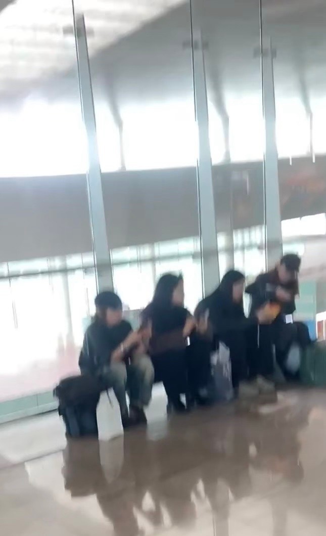 婧仪这是一个宿舍出游吗这一排坐着好萌好好笑啊不敢相信这居然是女明星太搞笑