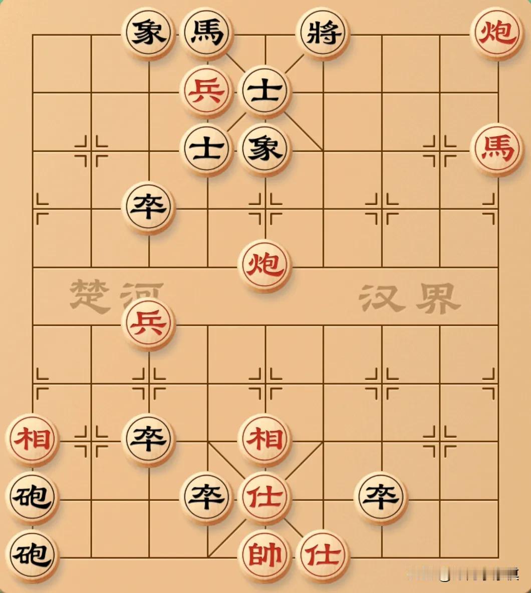 看到这个棋局，你们的第一感觉红棋是用什么杀法杀黑棋呢？我的第一感觉是挂角马，马