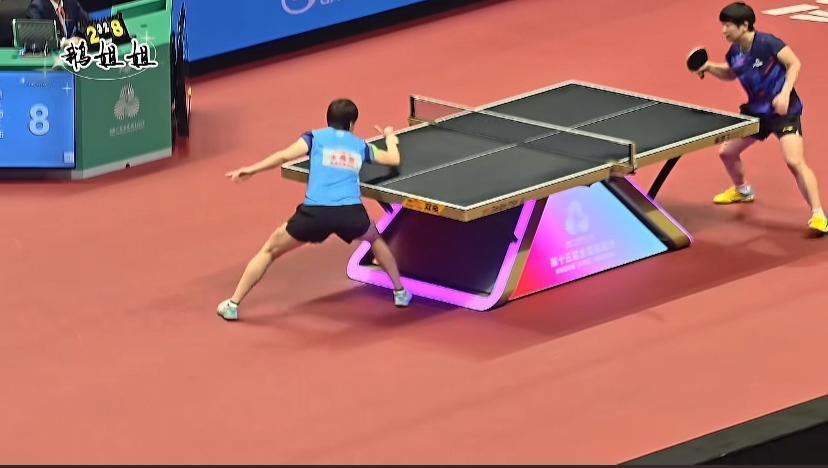 莎粉乱喊乱叫，硬生生喊乱了，这么大赛事，最后一局孙颖莎8：2遥遥领先，但凡下正常