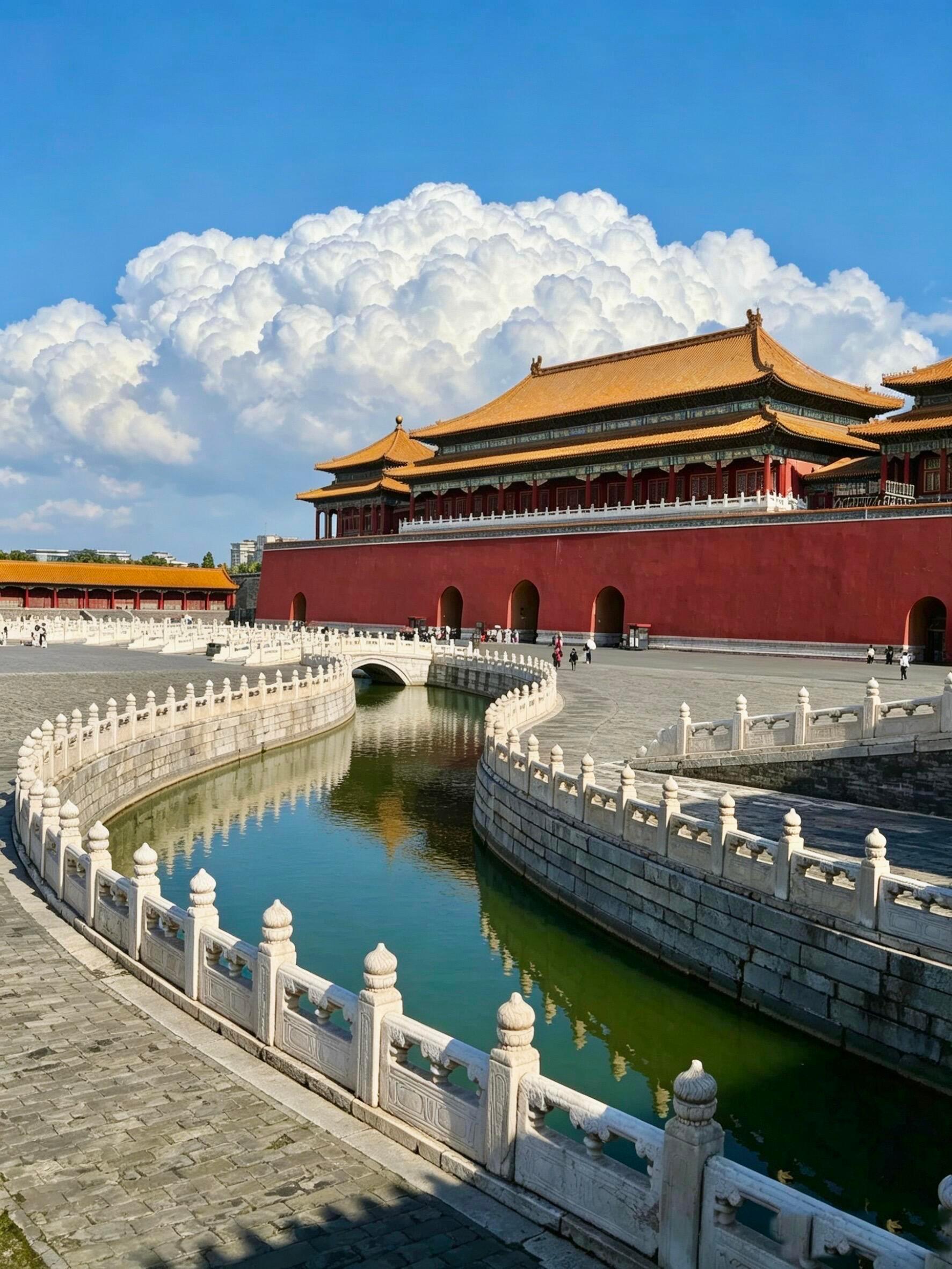 故宫的云，也是绝绝子了什么时候能有这么少人呀​​​