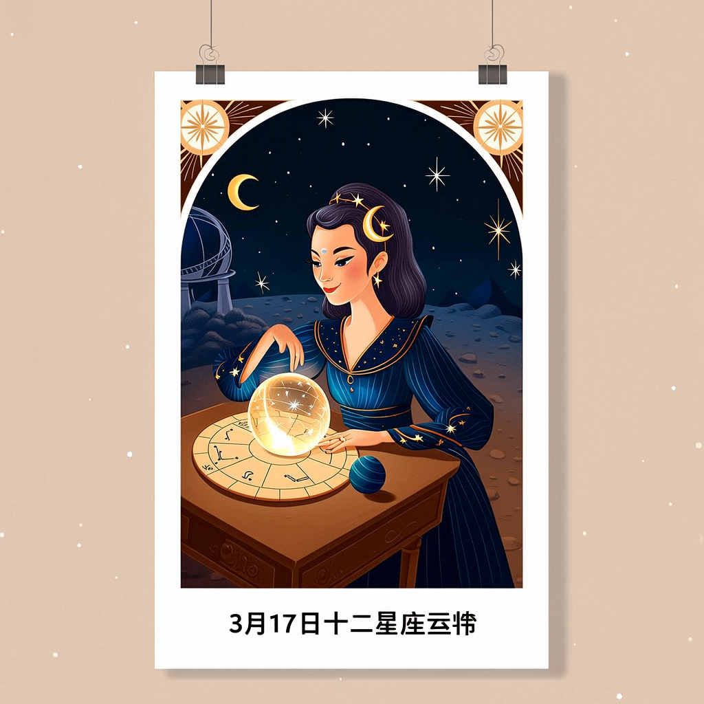 十二星座，3月17日运势大揭秘，快来看看你的星途如何！