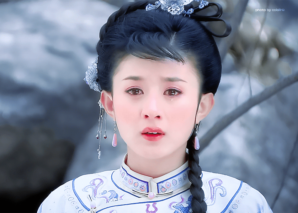 每次看到赵丽颖的晴儿都要把图挨个点开看完，又可爱又灵气十足[爱心]​​​每一帧