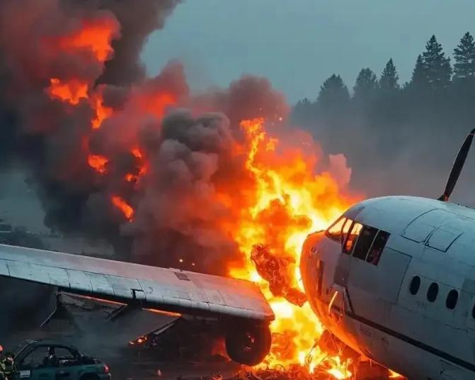 轰隆一声巨响，火光冲天！美军战机坠毁，特朗普或已收到坏消息刚刚美军一架f15