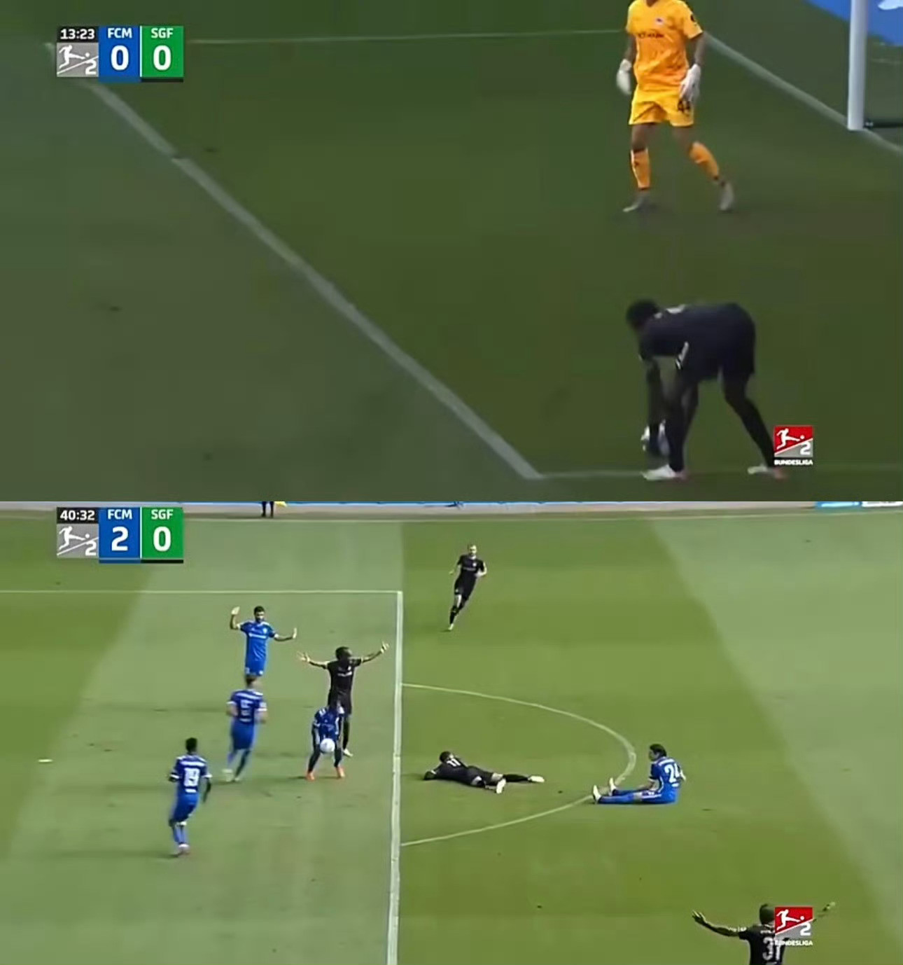 “孩子般的错误”名场面再现！巴萨0-2马竞，马竞中卫普维尔禁区内这个动作，该看做