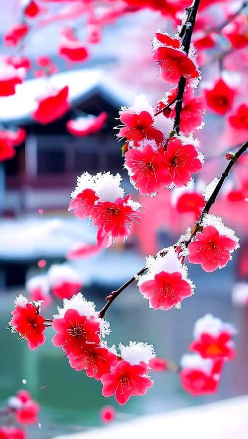 上联：昨夜清风梳绿柳，如何对下联今朝瑞雪映红梅