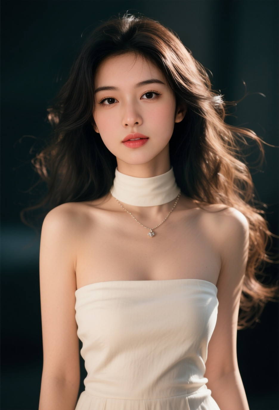 长裙美眉步步生姿惹人醉