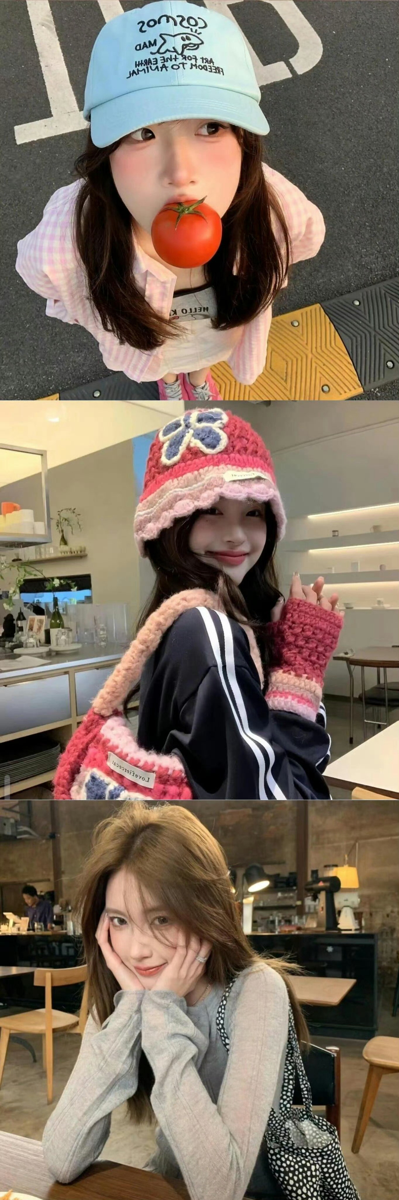 存一些韩里韩气的拍照姿势