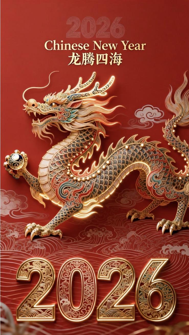 上联：龙腾四海千家乐下联：门纳百福一院春