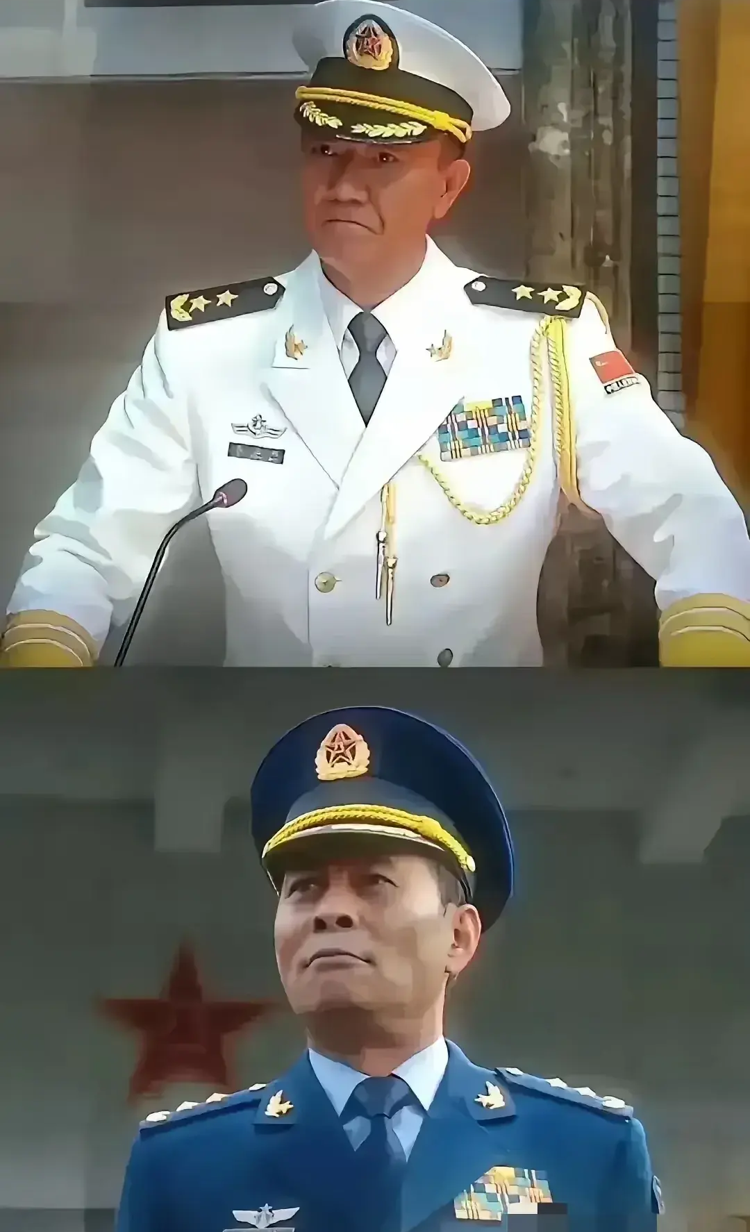 这两位，谁更有军人气概？
