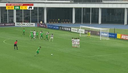 U20亚洲杯叙利亚队2比2被日本队逼平、两脚重炮轰门造世界波！日本队被看好的