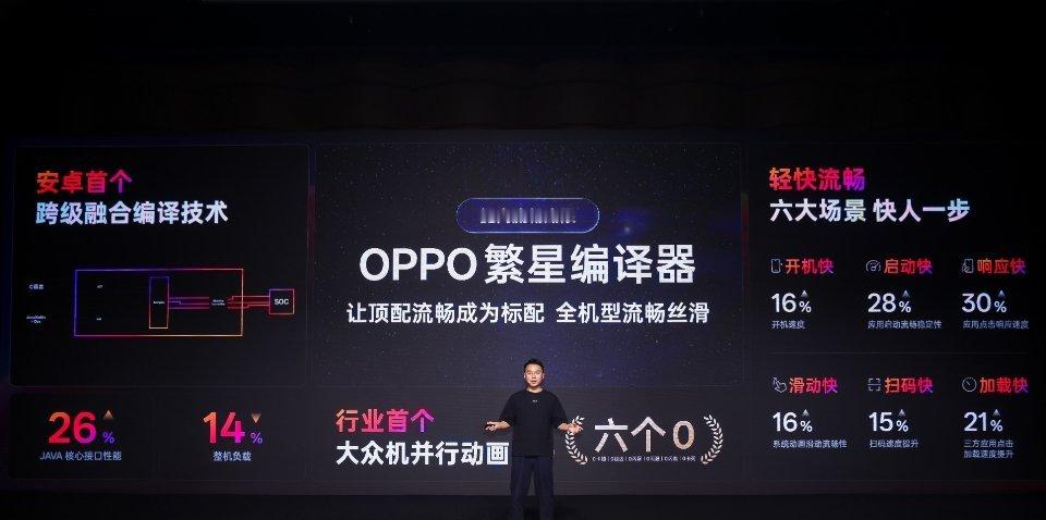 ColorOS16发布安卓首个自研编译器——繁星编译器。打通Java上层