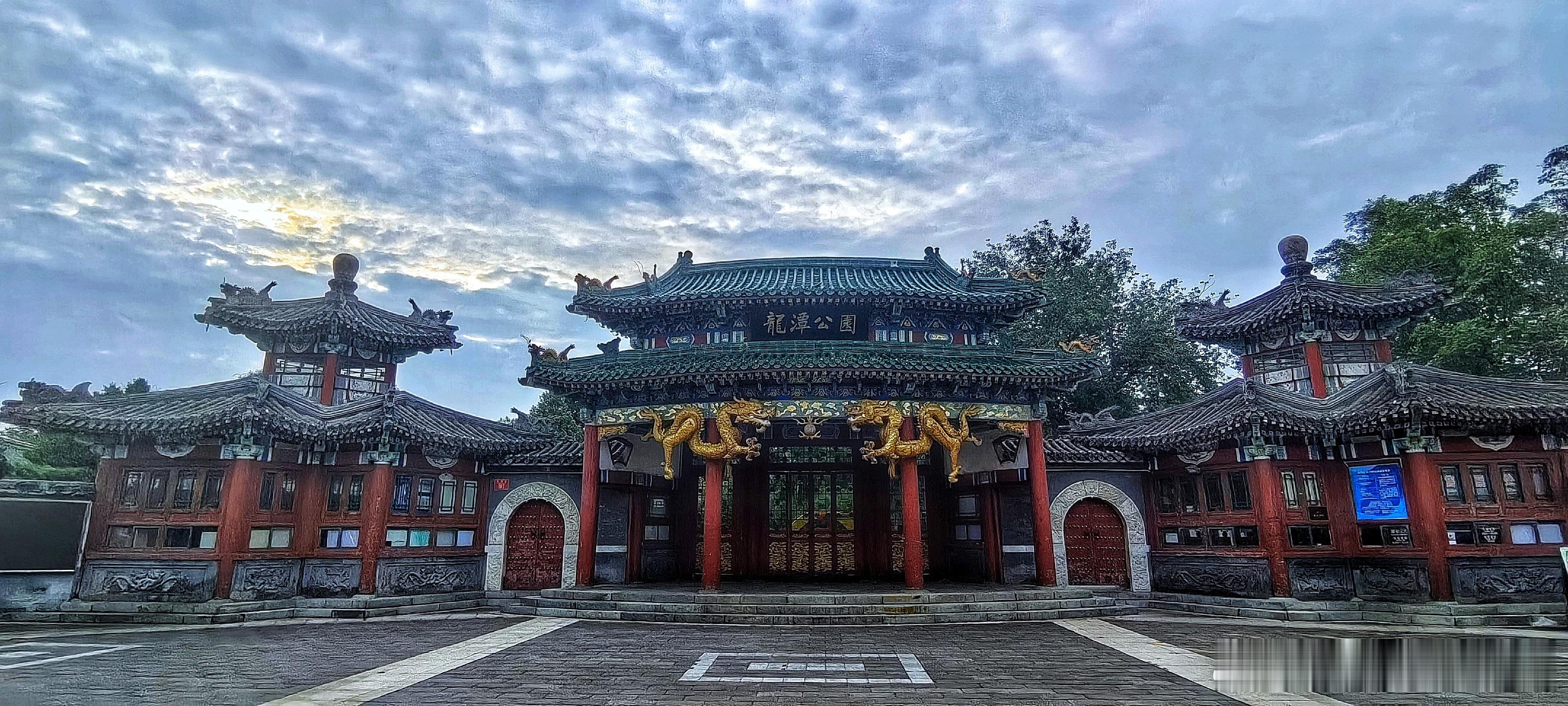 打卡龙北京潭湖公园摄影​​​