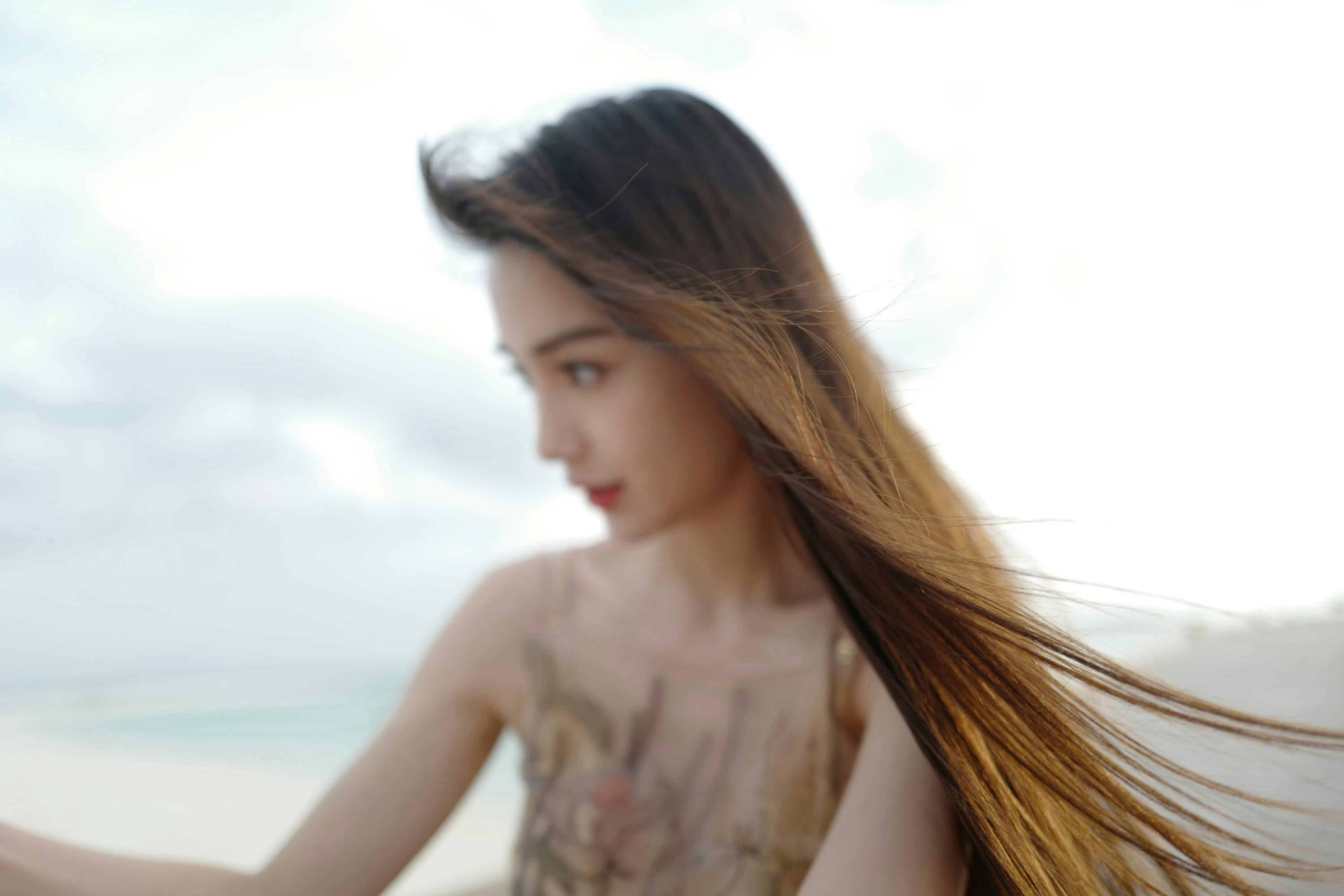 偶遇Angelababy和朋友海岛度假angelababybaby一直都很热爱