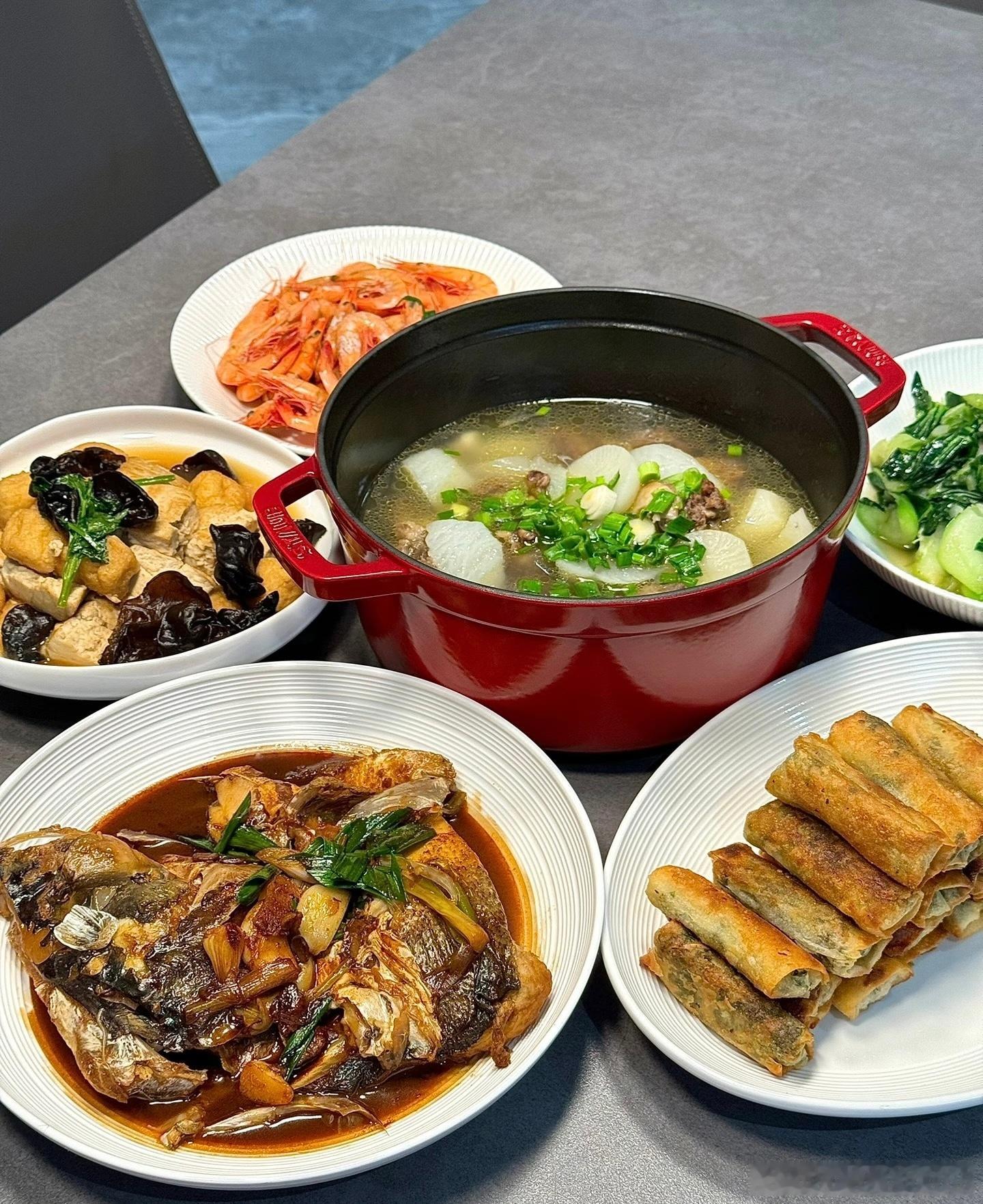 今日晚餐：蹭饭！