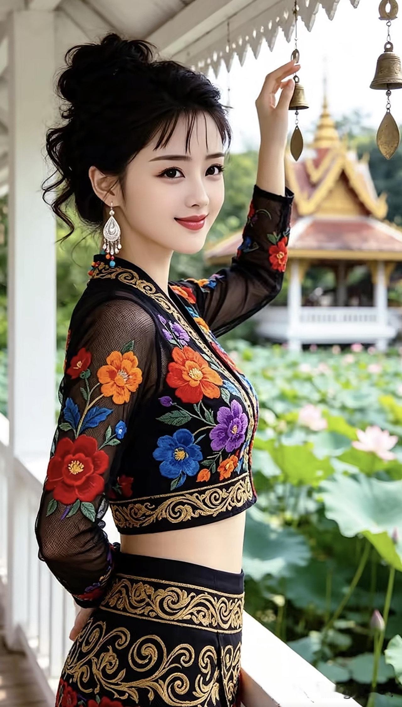 在莲花池畔，感受泰式风情，美不胜收！莲花池畔打卡莲花池自然风光泰式风情打卡地