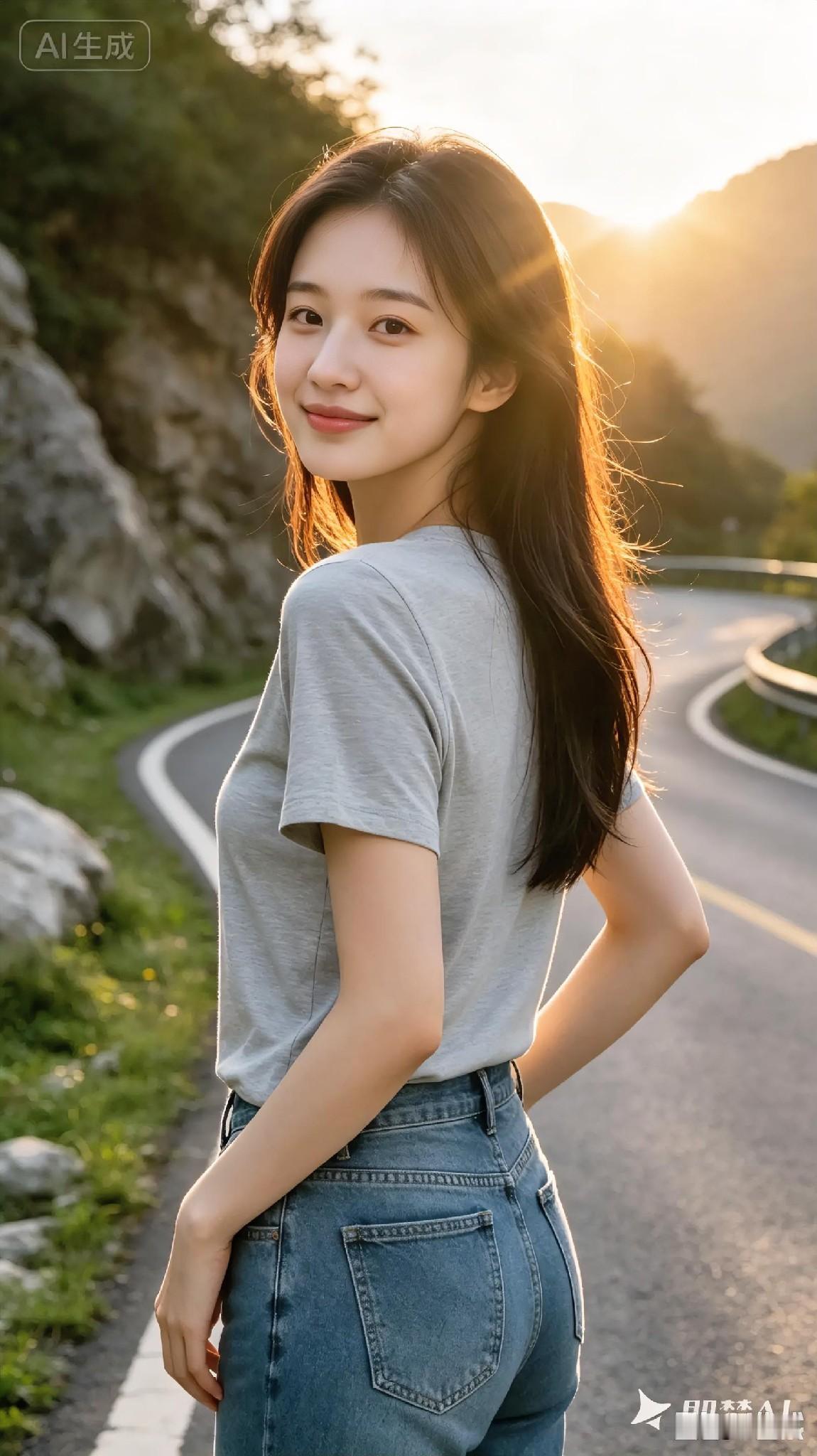 晚照千山舒意气，清风万里淡悲欢。山路纵然迂回曲折，只要内心安稳澄澈，纵使历经
