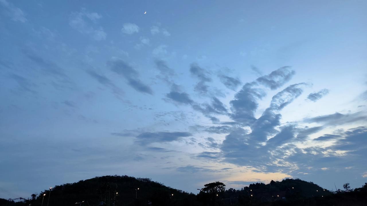 自然风景图片分享夕阳无限好，只是近黄昏！