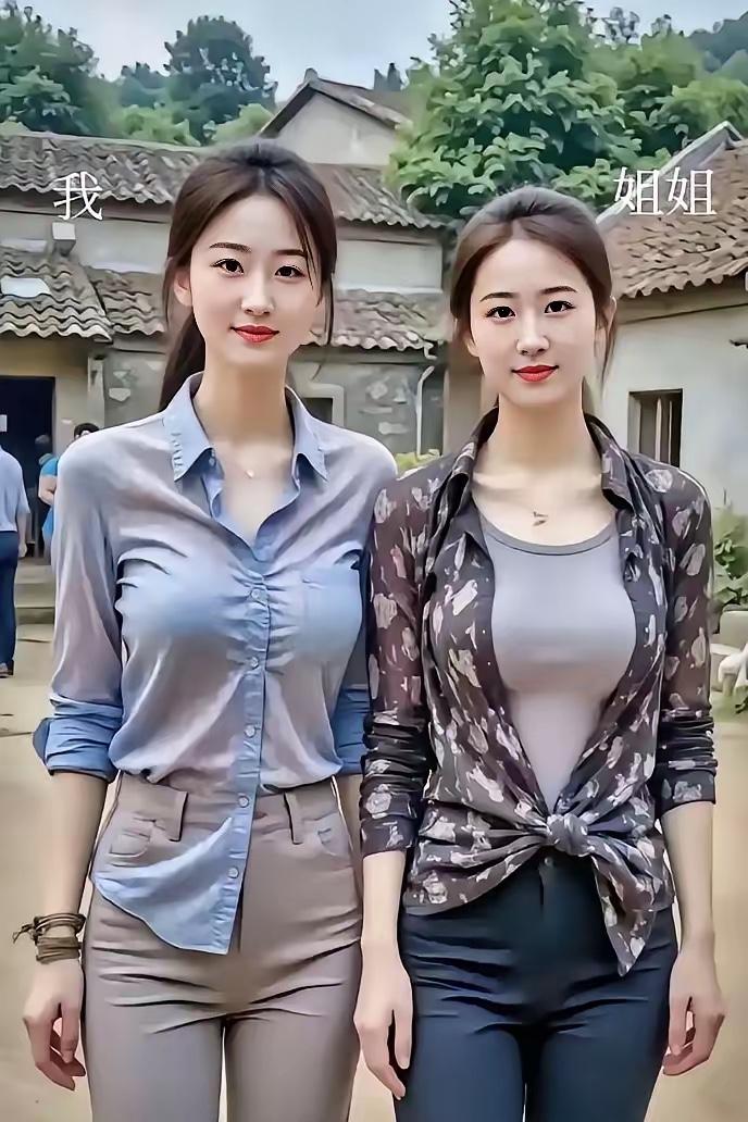 她们都是大美女，貌美如花，如果选一个做老婆，你选姐姐，还是妹妹?