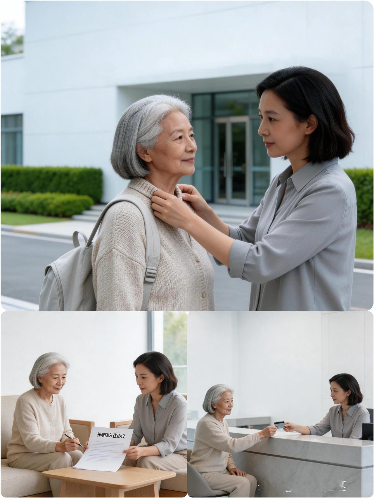 我65岁，女儿就送我去养老院，我平静同意，临行前去银行注销了副卡，让啃老女