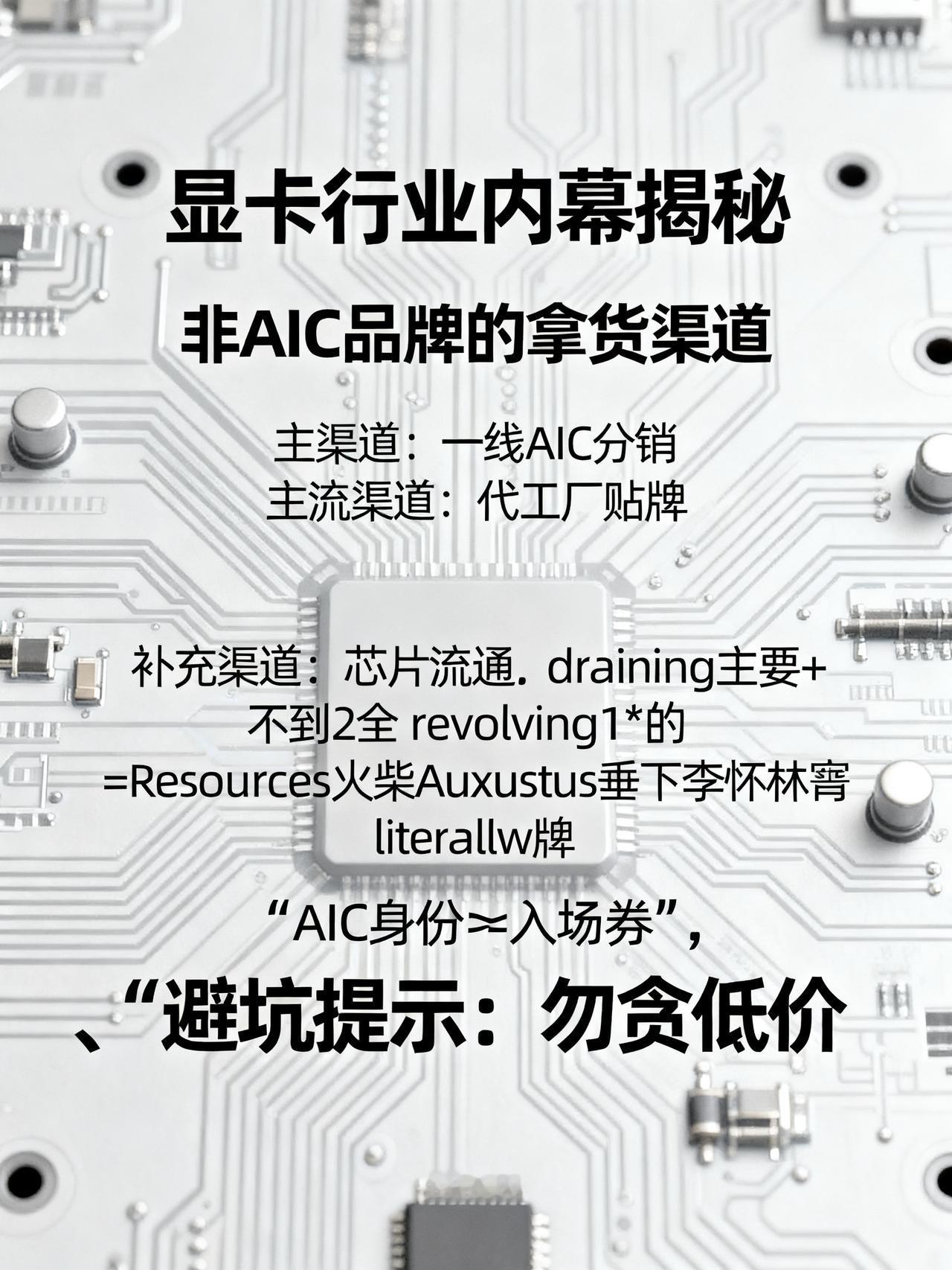影驰不是AIC，那它的显卡核心从哪里来的藏在显卡圈很少有人明说的行业内幕，90