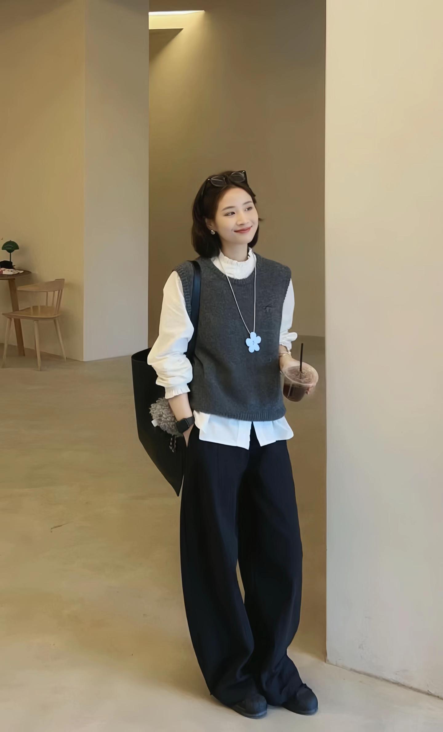 日常通勤穿搭 高级感穿搭 韩系穿搭 每日穿搭look 穿衣显瘦