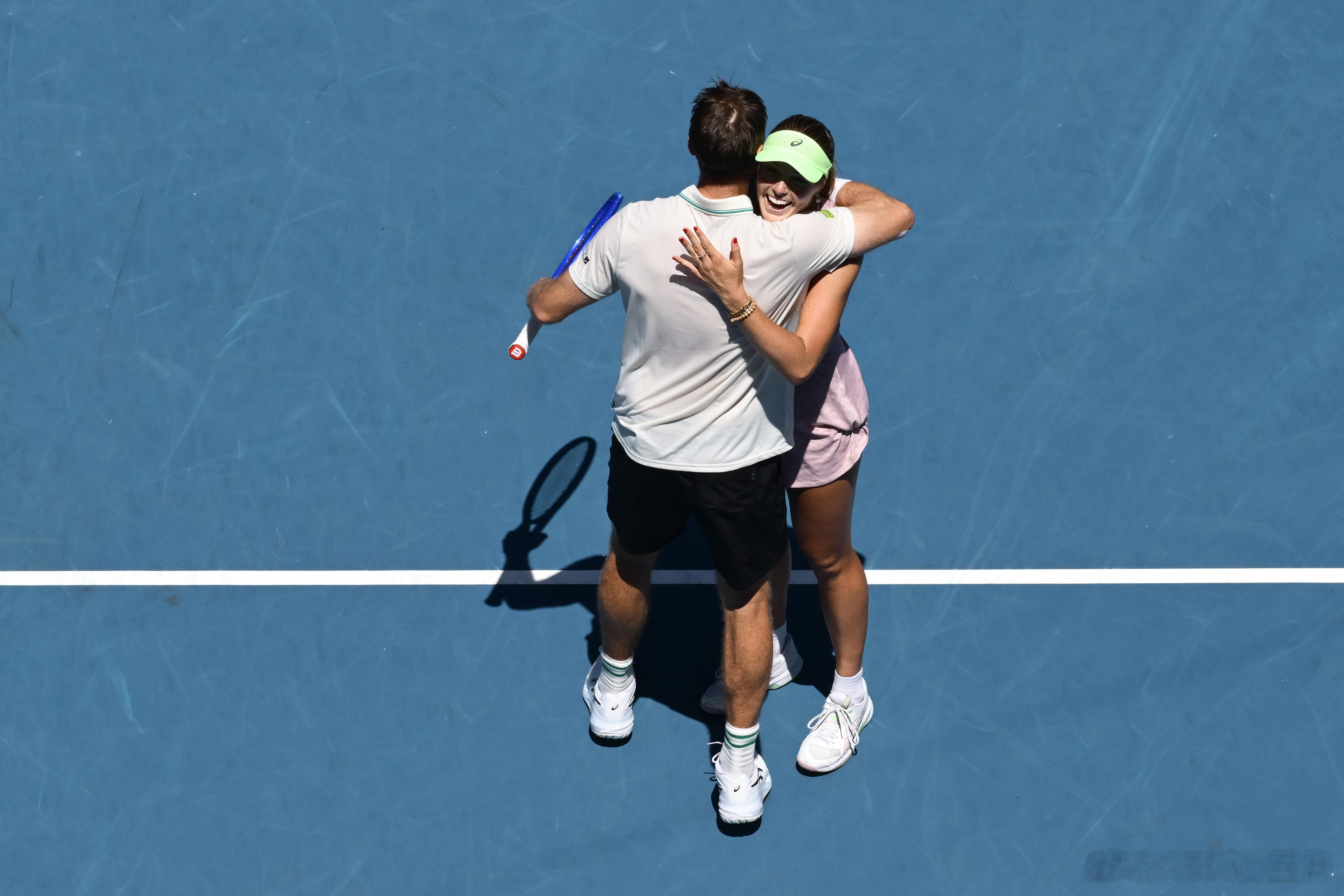 盖德基/皮尔斯卫冕澳网混双冠军🏆澳网2026混双决赛，本土外卡组合盖德基/