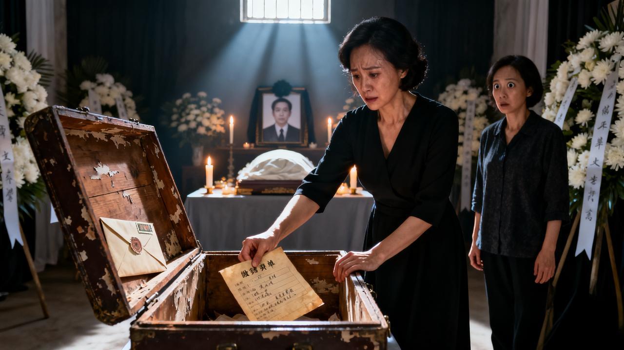 婆婆临终塞我个破箱子，打开后小姑子当场瘫坐在地我婆婆咽气前，颤巍巍塞给我个