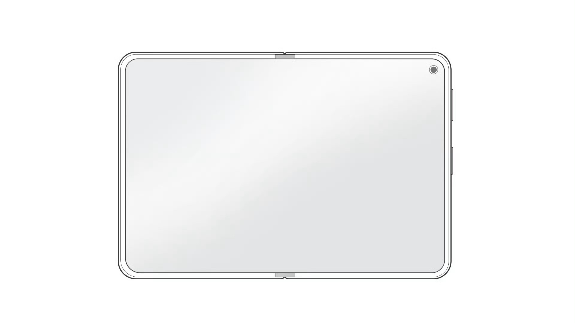 华为大阔折设计图曝光PuraX展开之后是6.3英寸升到7.69英寸