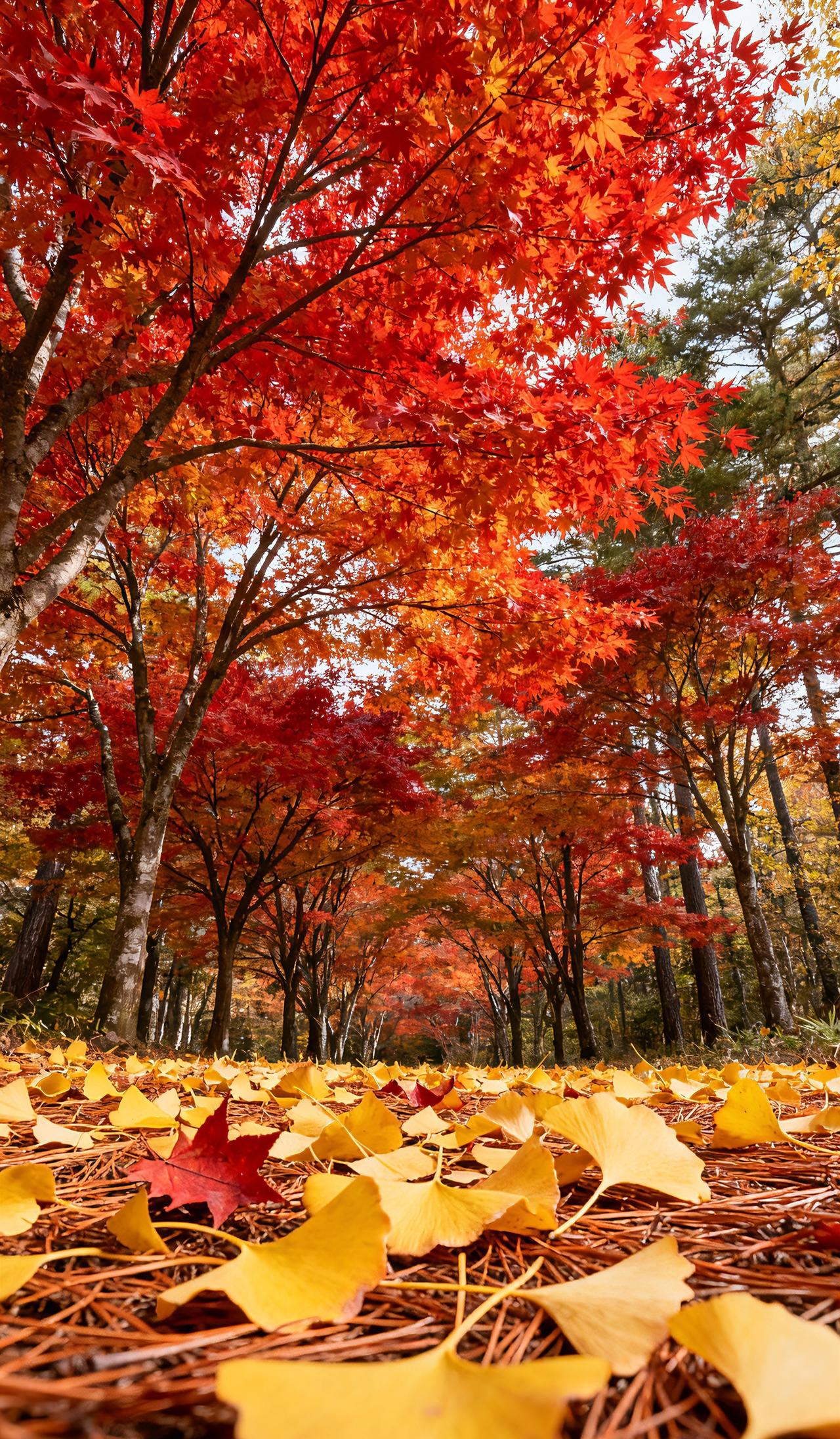 秋叶纷纷落了，你就觉得时光太潦草，为什么心情会这么的低沉？请你走出