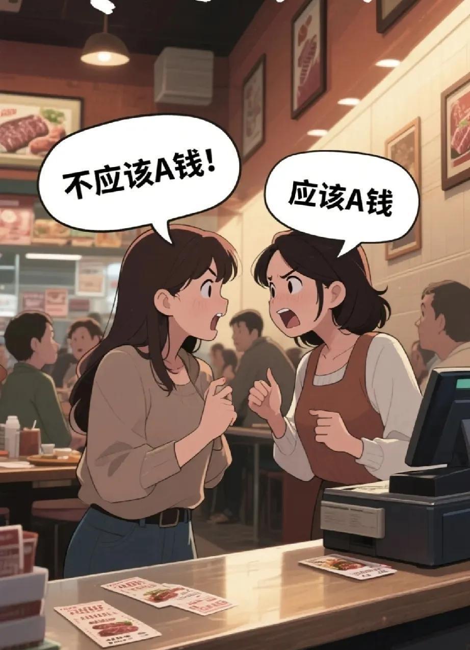 一顿饭我俩绝交了。闺蜜气呼呼的给我打电话这么说。原来是闺蜜下班逛街，