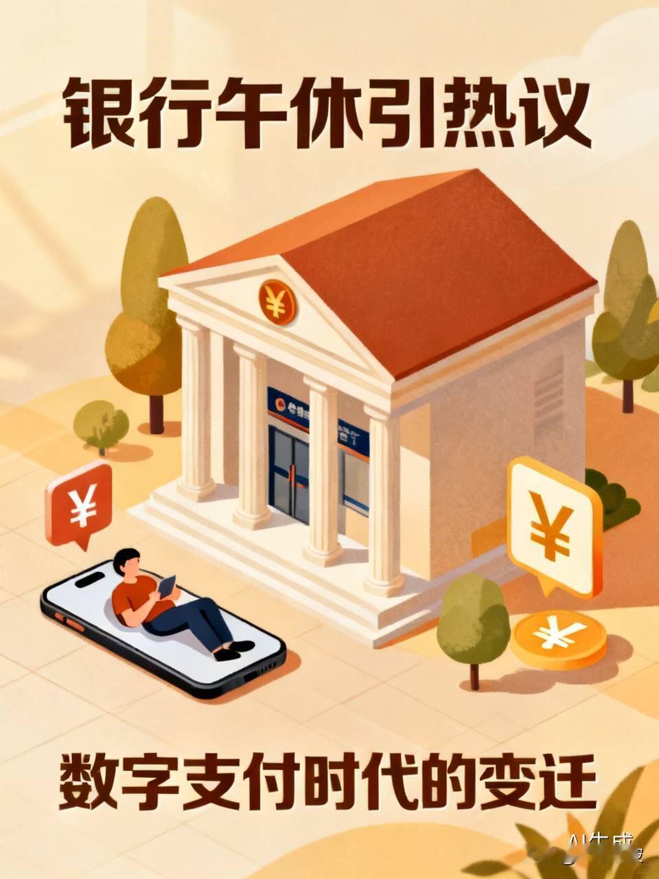 中午去银行吃了闭门羹？背后反内卷的真相，让千万上班族沉默了午休时间去银行