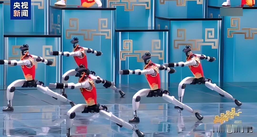 BBC今天报道：“在中国央视举办的年度春节联欢晚会上，一群人形机器人与人类功夫大