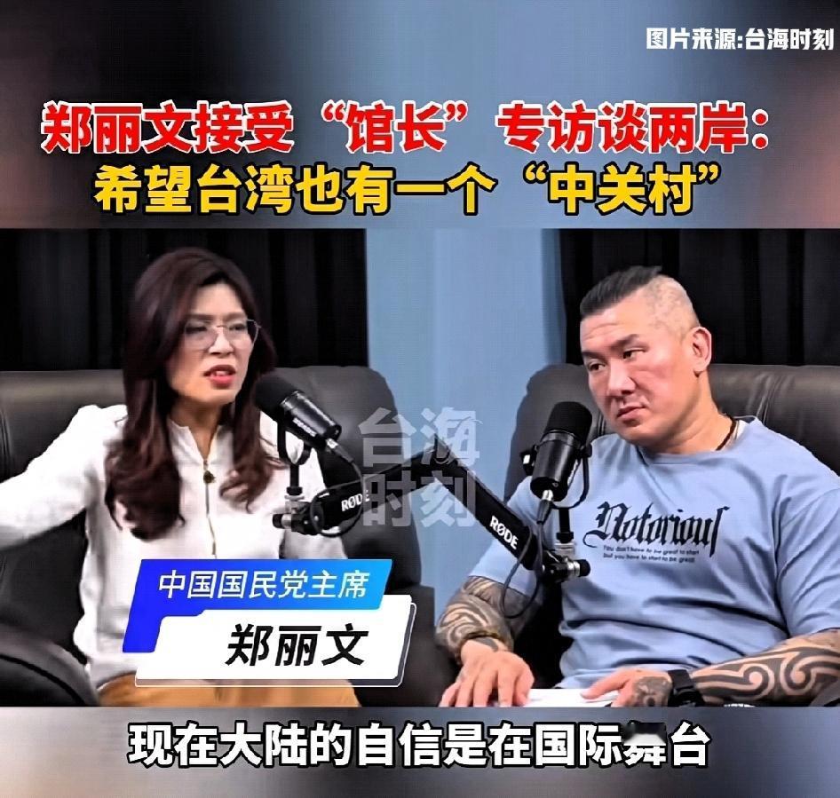 郑丽文接受“馆长”专访:为什么不能两岸常来常往，何乐而不为？北京有“中关村”，台