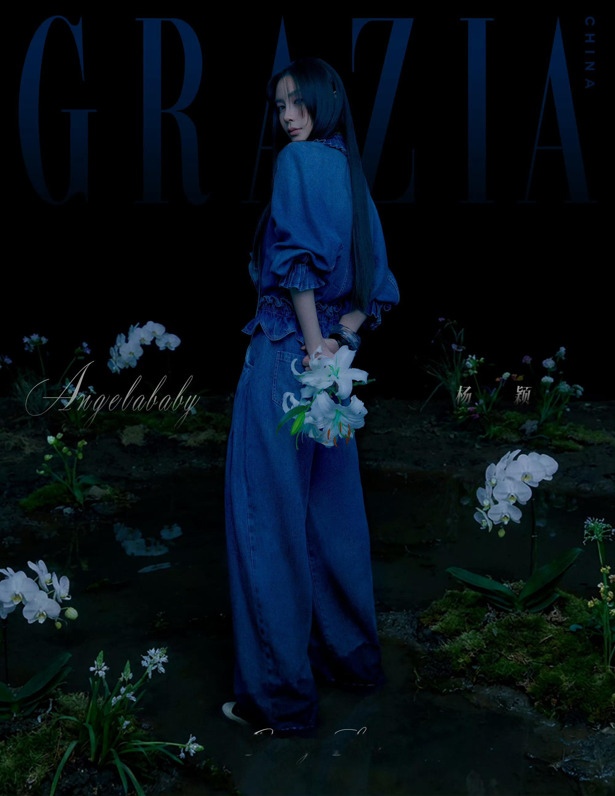 Angelababy即将登上《红秀GRAZIA》新刊封面，连续三个月鼻姐都有杂志