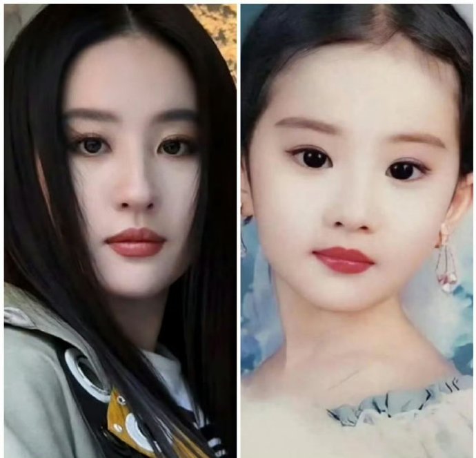 刘亦菲还在因为大眼珠子被误解，她的瞳孔天生就能这么大这么黑