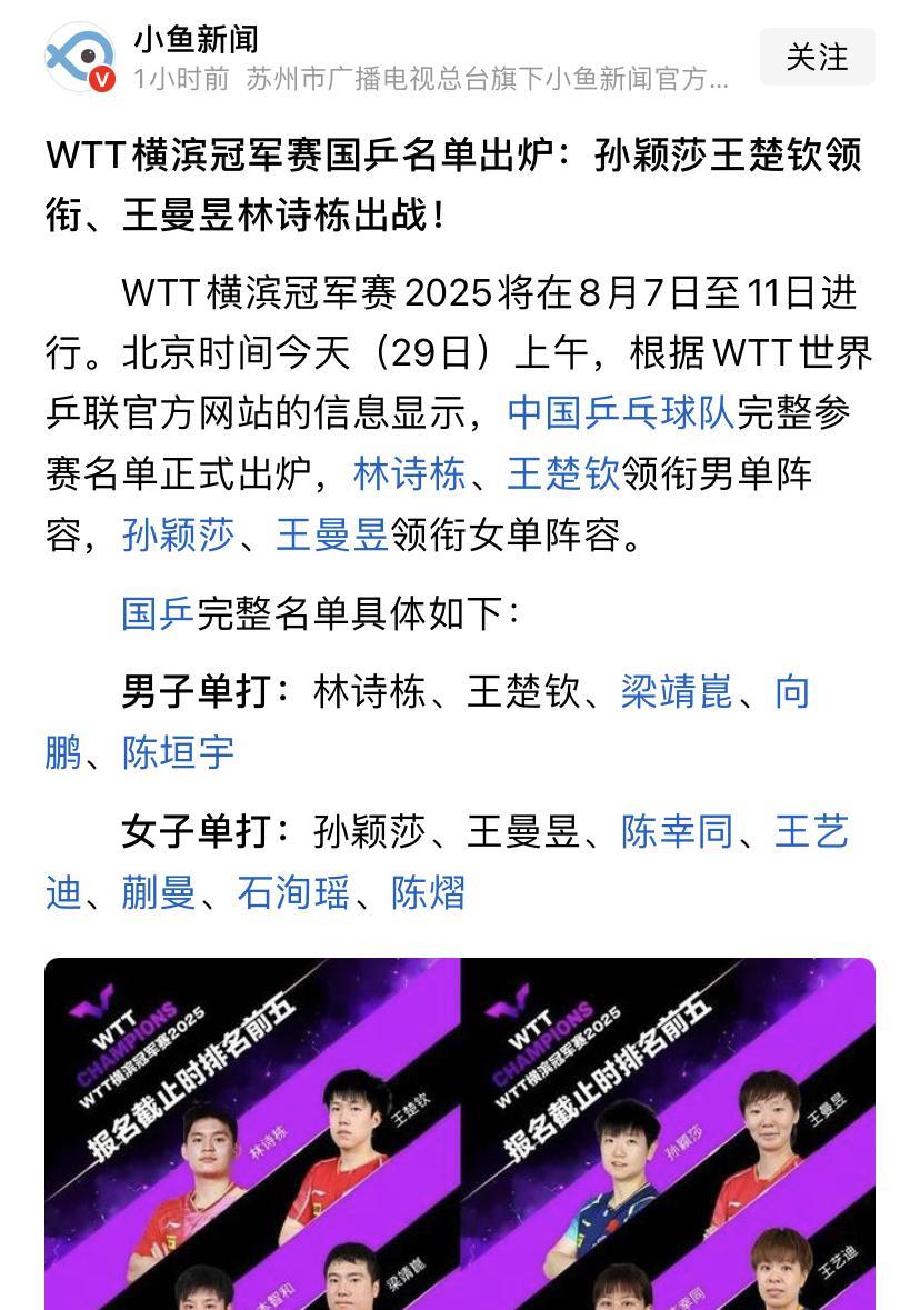 作为一个官方媒体，这么写题目你觉得合适吗？现在世界第一，女的孙颖莎，男的