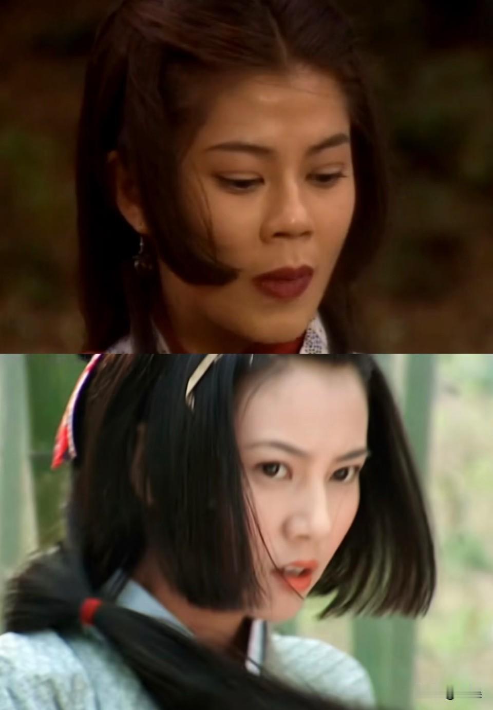 其实这个造型挺不好驾驭的…其实她挺美的，这个造型有点拉低颜值，尤其是大红唇，本来