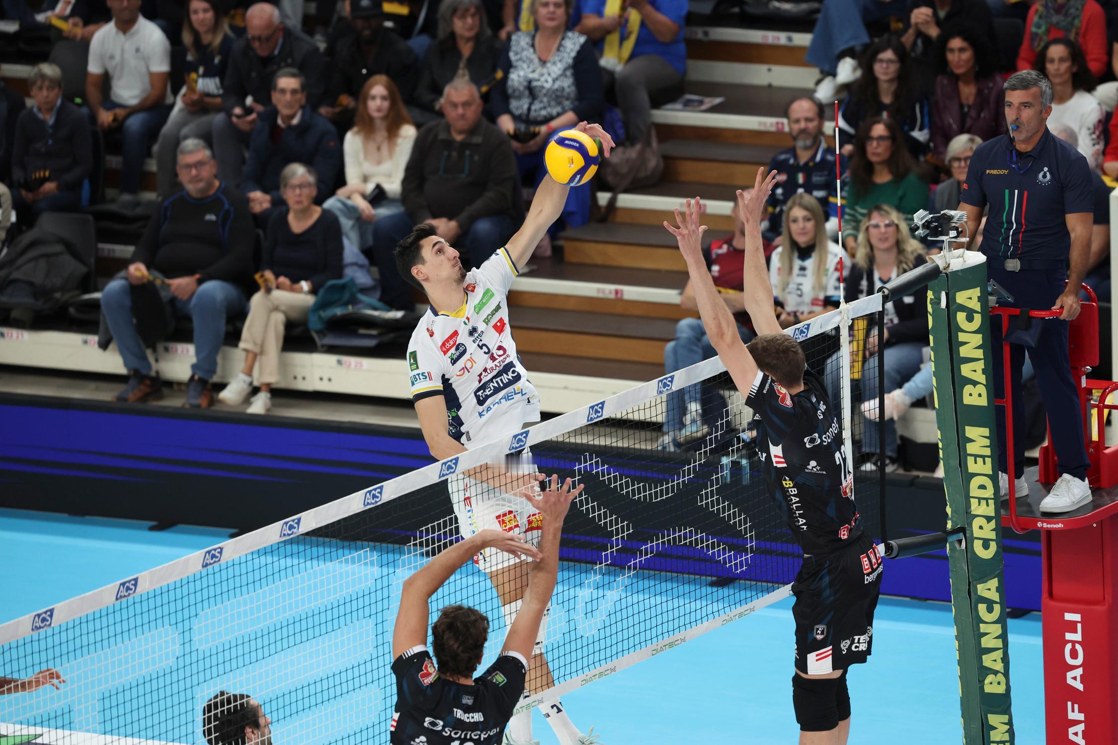 【技术统计】2025-2026意大利男排超级联赛常规赛第2轮特伦蒂诺3-0帕多瓦