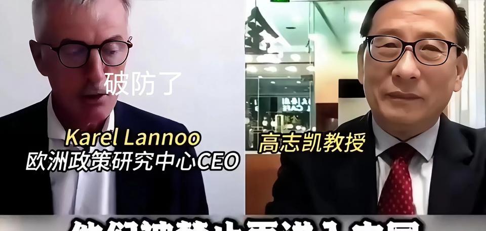 这个欧洲政策中心CEO，被中国制裁后破防了，喋喋不休强调“言论自由”，被高志凯
