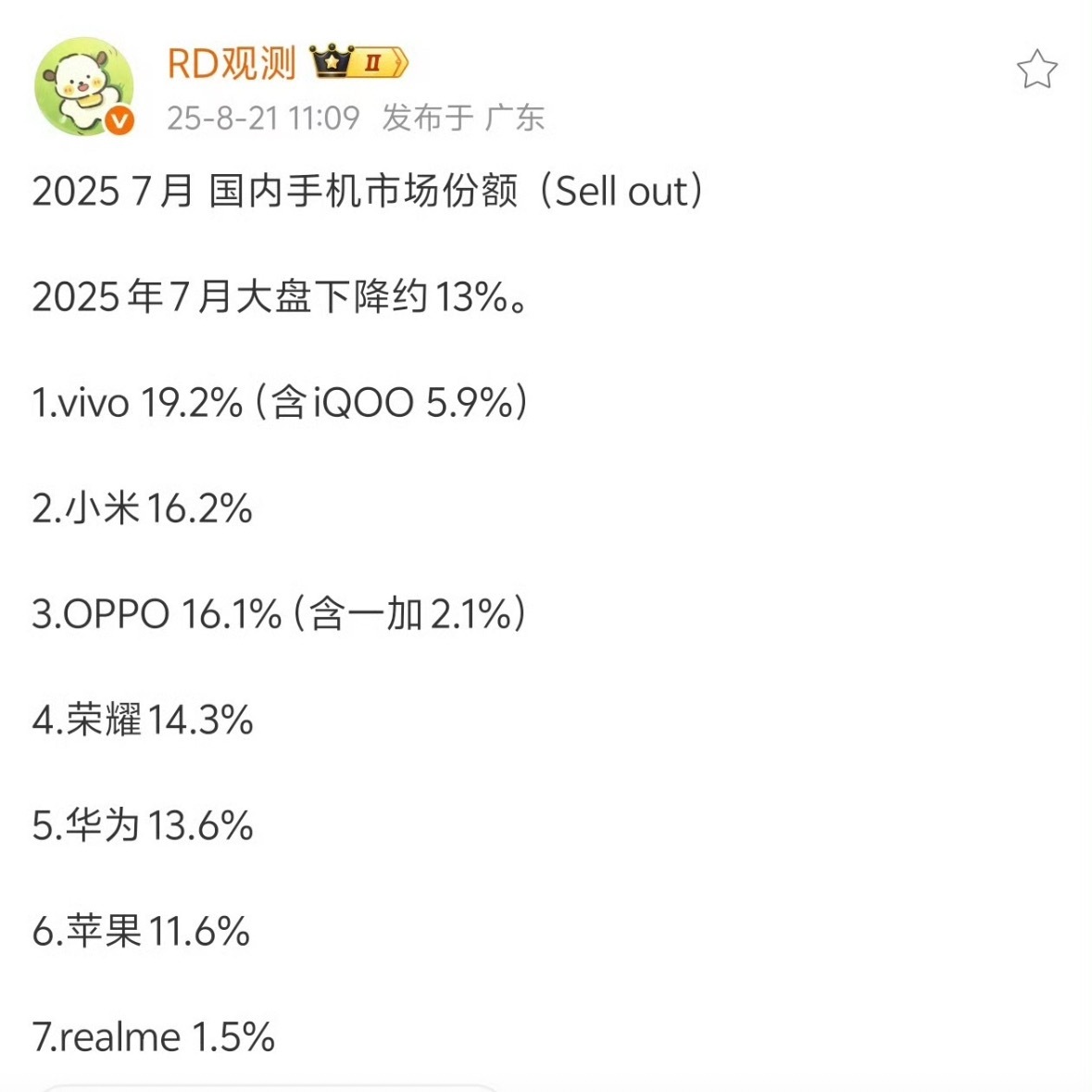 菊厂手机是因为缺货吗？​​​